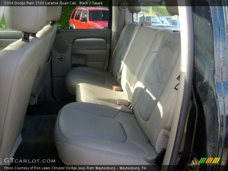 Black / Taupe 2004 Dodge Ram 1500 Laramie Quad Cab