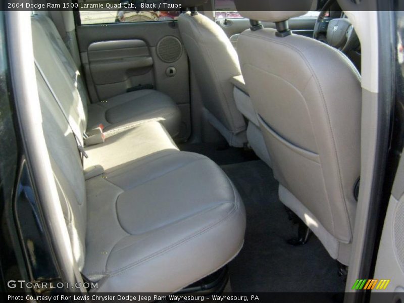 Black / Taupe 2004 Dodge Ram 1500 Laramie Quad Cab