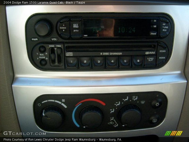 Black / Taupe 2004 Dodge Ram 1500 Laramie Quad Cab