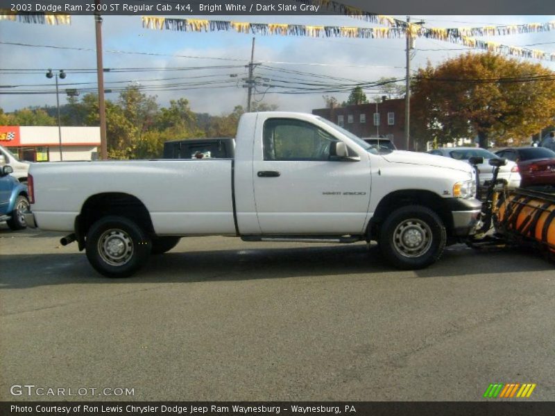 Bright White / Dark Slate Gray 2003 Dodge Ram 2500 ST Regular Cab 4x4