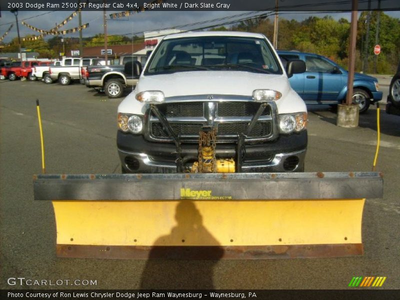 Bright White / Dark Slate Gray 2003 Dodge Ram 2500 ST Regular Cab 4x4