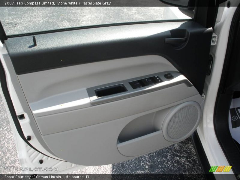 Stone White / Pastel Slate Gray 2007 Jeep Compass Limited