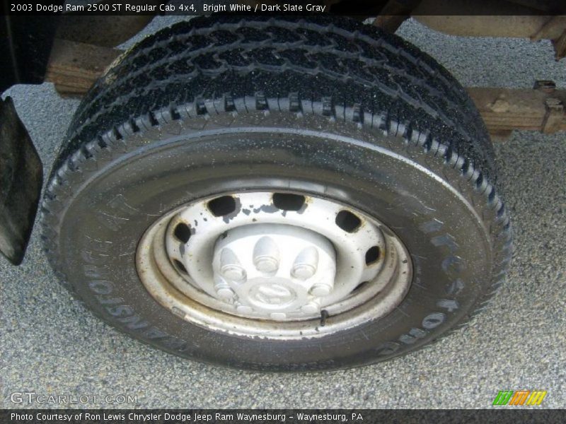 Bright White / Dark Slate Gray 2003 Dodge Ram 2500 ST Regular Cab 4x4