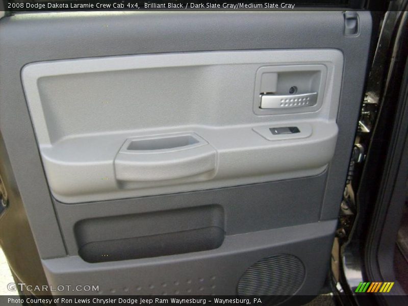 Brilliant Black / Dark Slate Gray/Medium Slate Gray 2008 Dodge Dakota Laramie Crew Cab 4x4