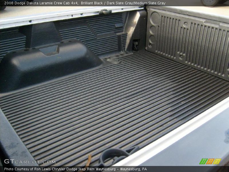 Brilliant Black / Dark Slate Gray/Medium Slate Gray 2008 Dodge Dakota Laramie Crew Cab 4x4