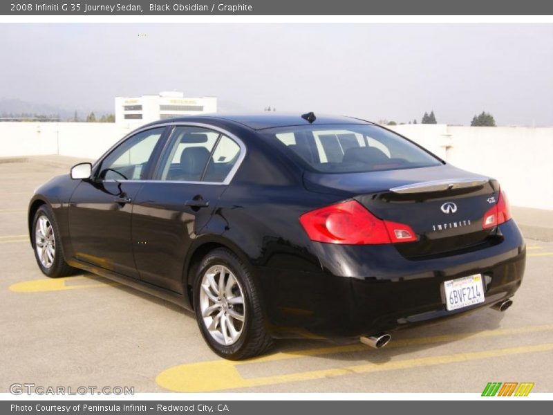 Black Obsidian / Graphite 2008 Infiniti G 35 Journey Sedan