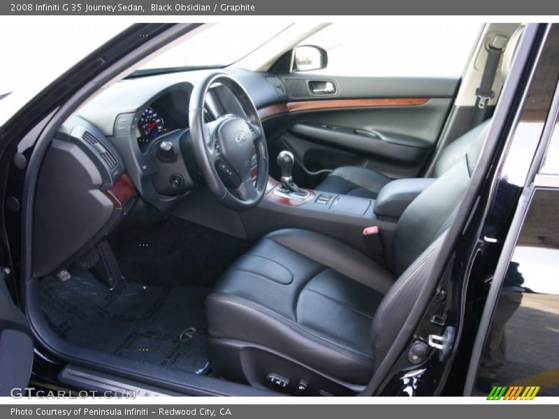 Black Obsidian / Graphite 2008 Infiniti G 35 Journey Sedan