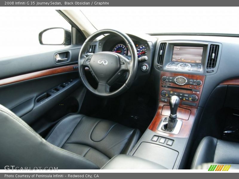 Black Obsidian / Graphite 2008 Infiniti G 35 Journey Sedan