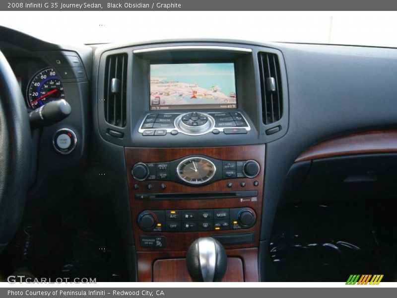 Black Obsidian / Graphite 2008 Infiniti G 35 Journey Sedan