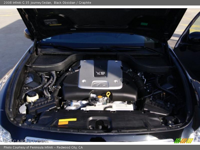 Black Obsidian / Graphite 2008 Infiniti G 35 Journey Sedan