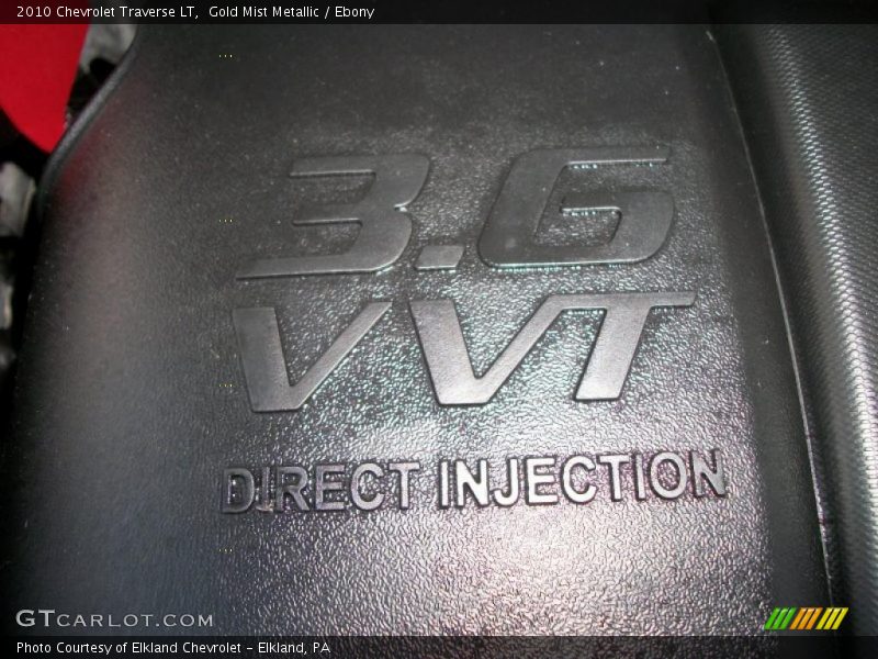 Gold Mist Metallic / Ebony 2010 Chevrolet Traverse LT