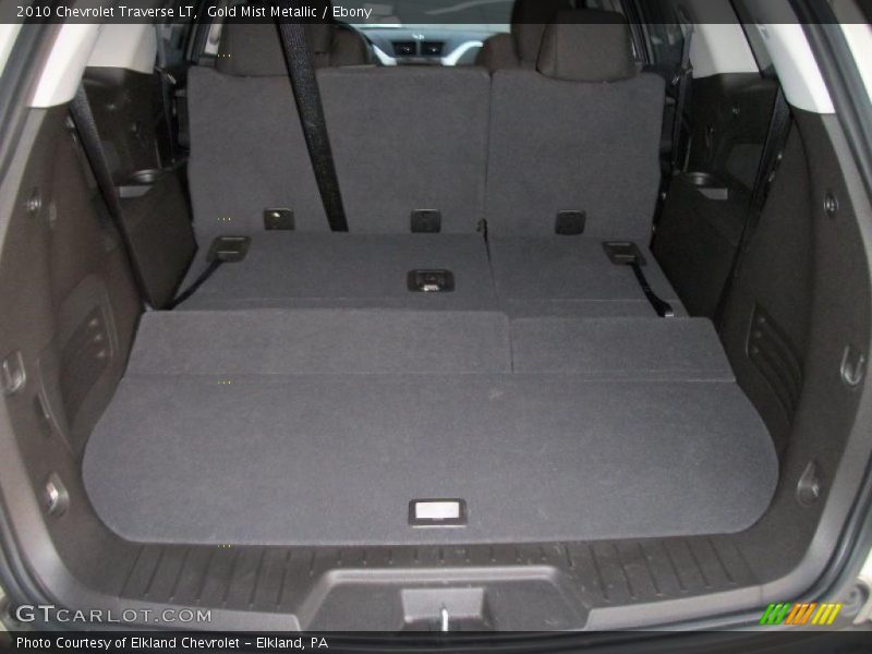 Gold Mist Metallic / Ebony 2010 Chevrolet Traverse LT