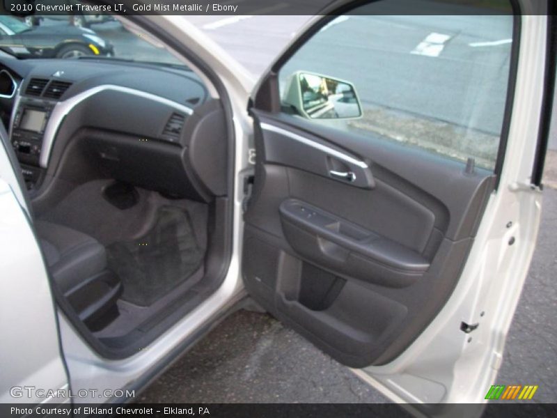 Gold Mist Metallic / Ebony 2010 Chevrolet Traverse LT