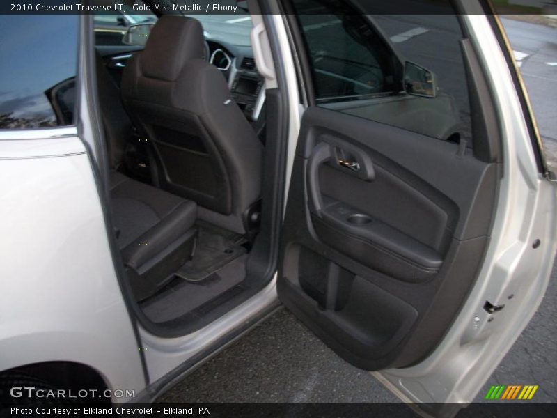 Gold Mist Metallic / Ebony 2010 Chevrolet Traverse LT