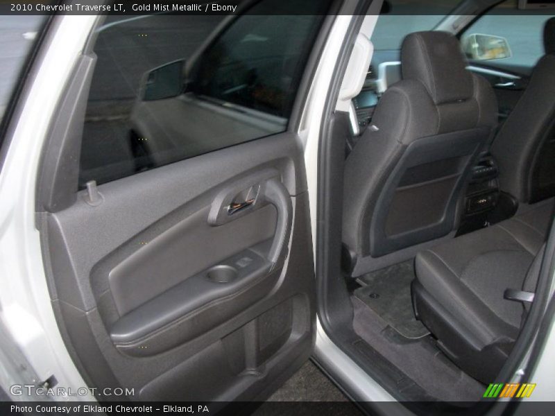 Gold Mist Metallic / Ebony 2010 Chevrolet Traverse LT