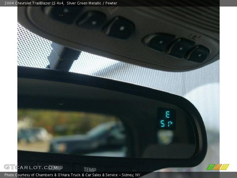 Silver Green Metallic / Pewter 2004 Chevrolet TrailBlazer LS 4x4