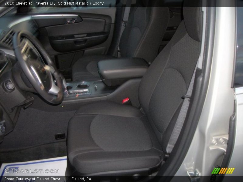 Gold Mist Metallic / Ebony 2010 Chevrolet Traverse LT