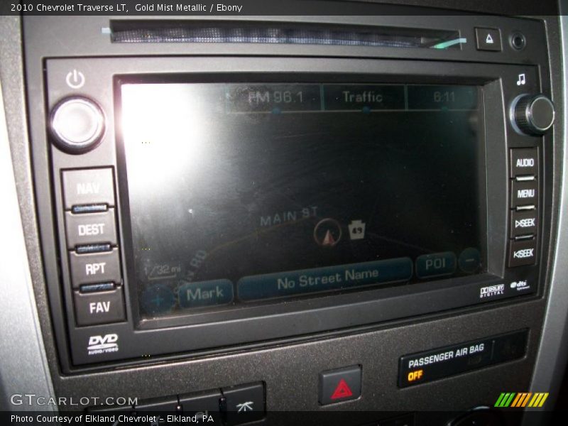 Gold Mist Metallic / Ebony 2010 Chevrolet Traverse LT