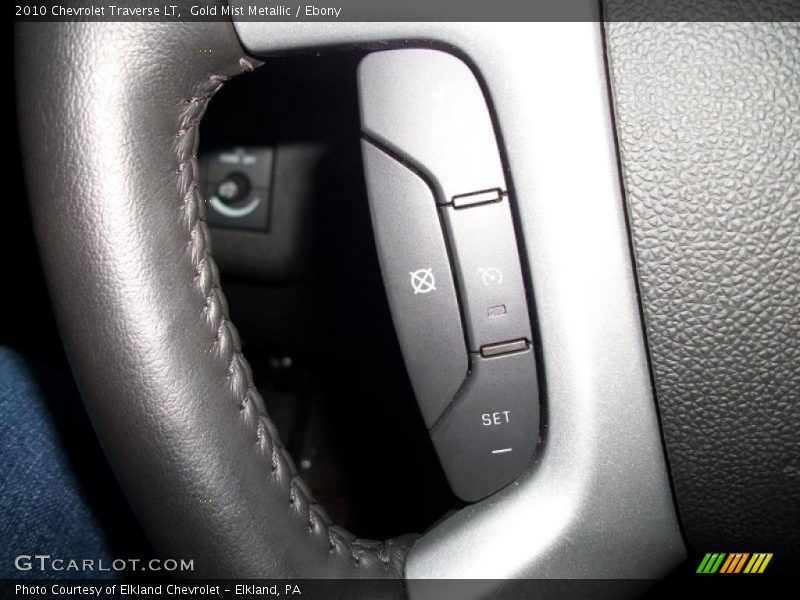 Gold Mist Metallic / Ebony 2010 Chevrolet Traverse LT