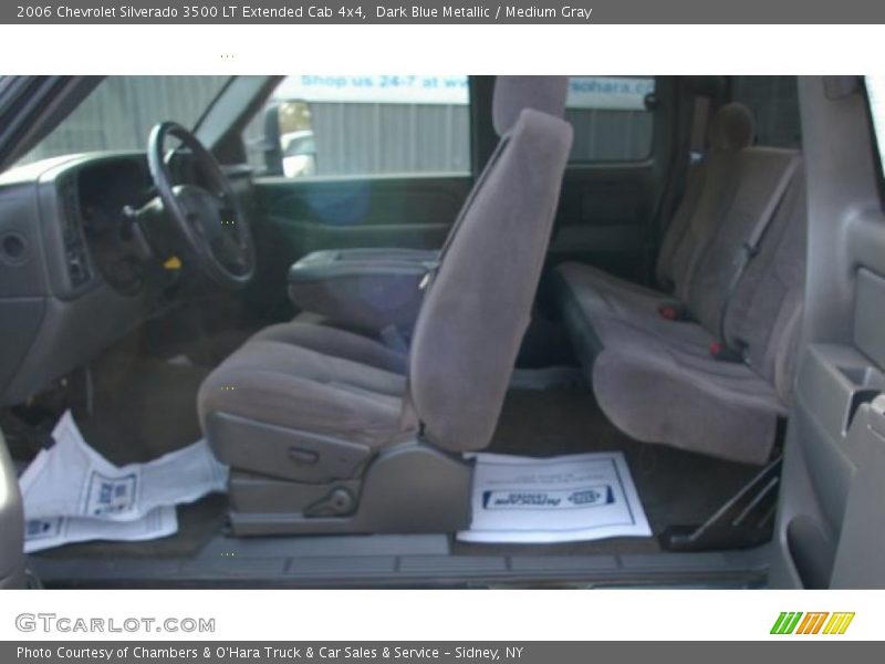 Dark Blue Metallic / Medium Gray 2006 Chevrolet Silverado 3500 LT Extended Cab 4x4
