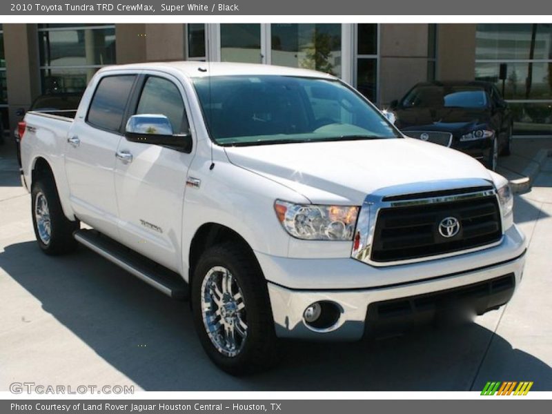 Super White / Black 2010 Toyota Tundra TRD CrewMax