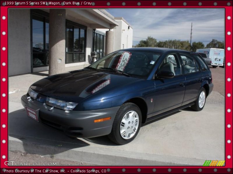 Dark Blue / Gray 1999 Saturn S Series SW1 Wagon