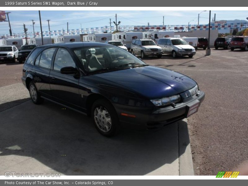Dark Blue / Gray 1999 Saturn S Series SW1 Wagon