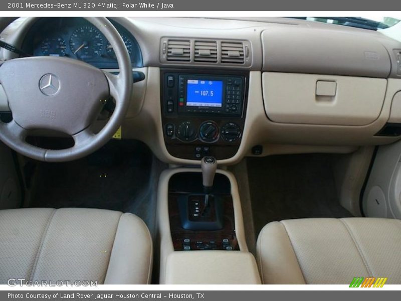 Dashboard of 2001 ML 320 4Matic