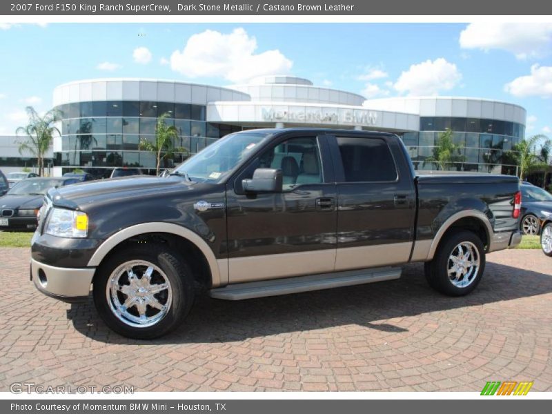 Dark Stone Metallic / Castano Brown Leather 2007 Ford F150 King Ranch SuperCrew