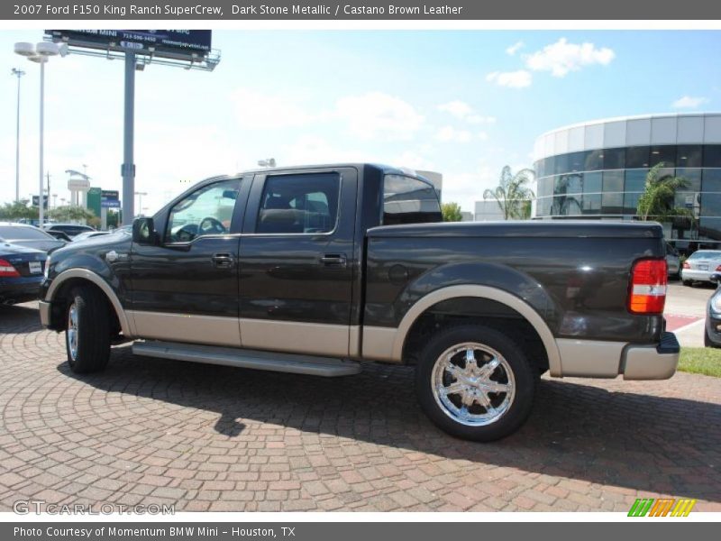 Dark Stone Metallic / Castano Brown Leather 2007 Ford F150 King Ranch SuperCrew