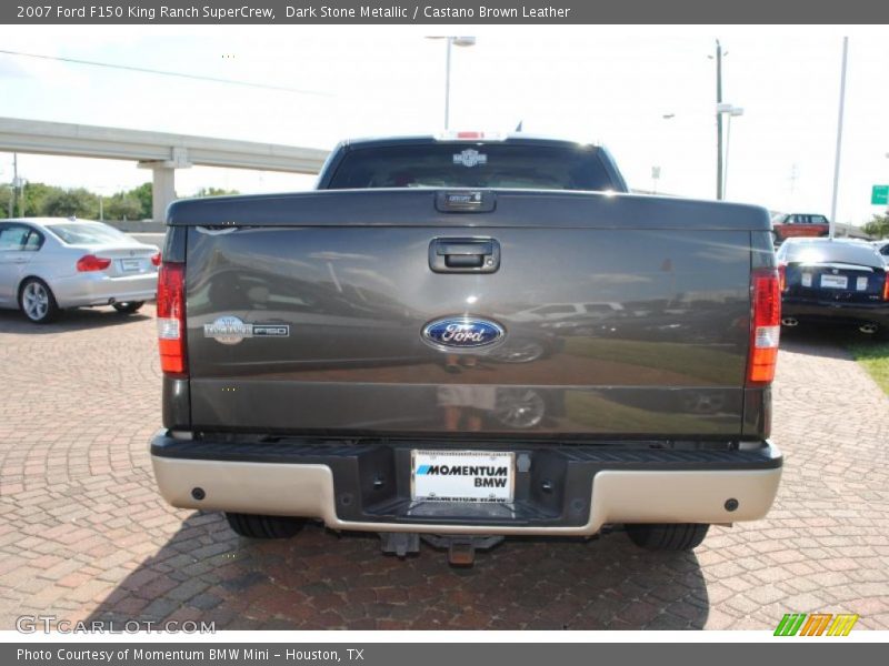 Dark Stone Metallic / Castano Brown Leather 2007 Ford F150 King Ranch SuperCrew