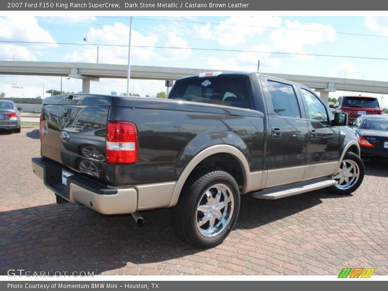 Dark Stone Metallic / Castano Brown Leather 2007 Ford F150 King Ranch SuperCrew