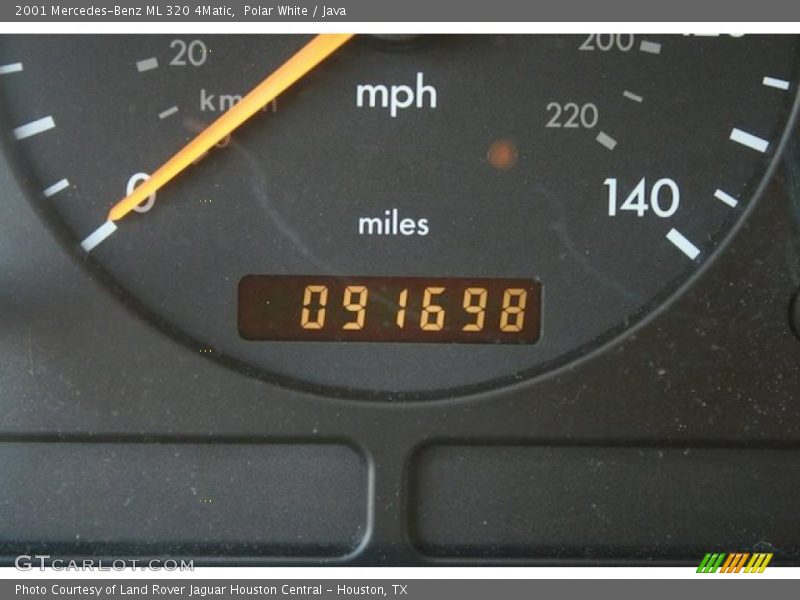 Polar White / Java 2001 Mercedes-Benz ML 320 4Matic