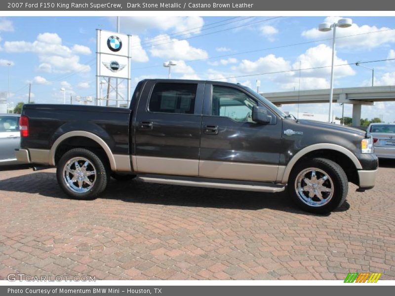 Dark Stone Metallic / Castano Brown Leather 2007 Ford F150 King Ranch SuperCrew