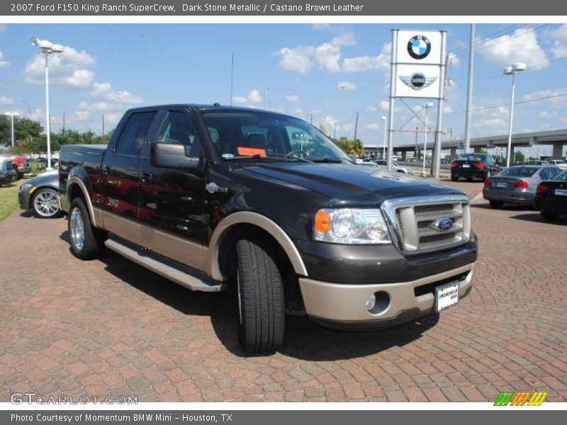 Dark Stone Metallic / Castano Brown Leather 2007 Ford F150 King Ranch SuperCrew