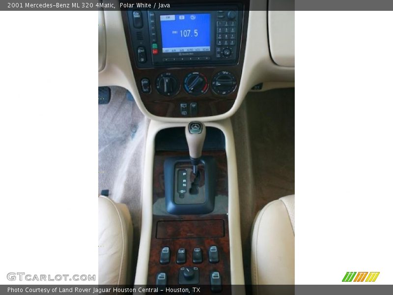 Controls of 2001 ML 320 4Matic