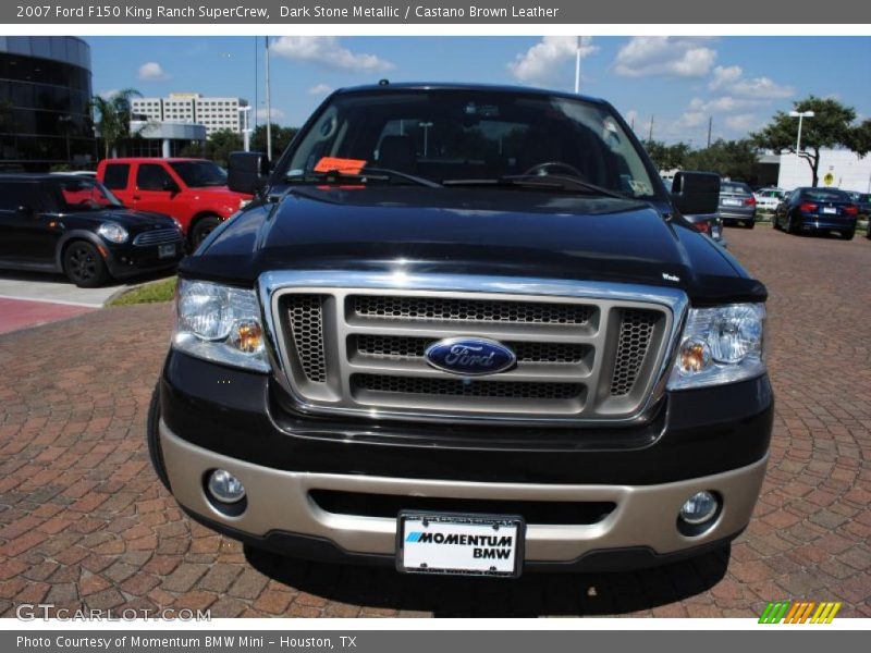 Dark Stone Metallic / Castano Brown Leather 2007 Ford F150 King Ranch SuperCrew