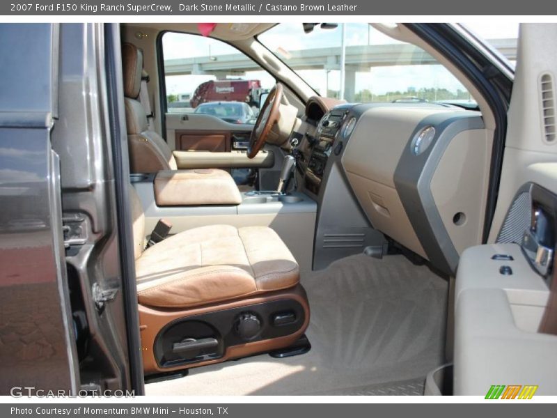 Dark Stone Metallic / Castano Brown Leather 2007 Ford F150 King Ranch SuperCrew