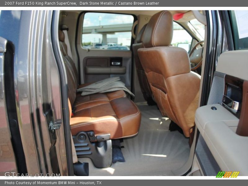 Dark Stone Metallic / Castano Brown Leather 2007 Ford F150 King Ranch SuperCrew