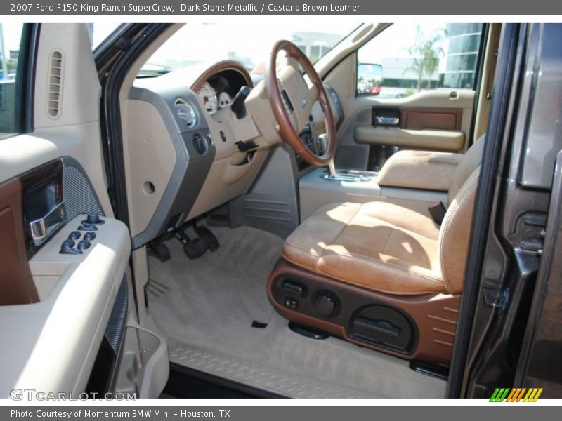 Dark Stone Metallic / Castano Brown Leather 2007 Ford F150 King Ranch SuperCrew