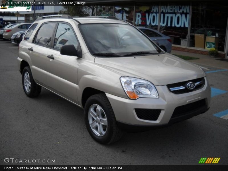 Gold Leaf / Beige 2010 Kia Sportage LX V6 4x4