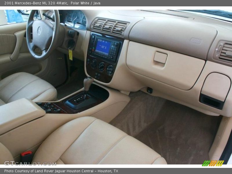 Dashboard of 2001 ML 320 4Matic