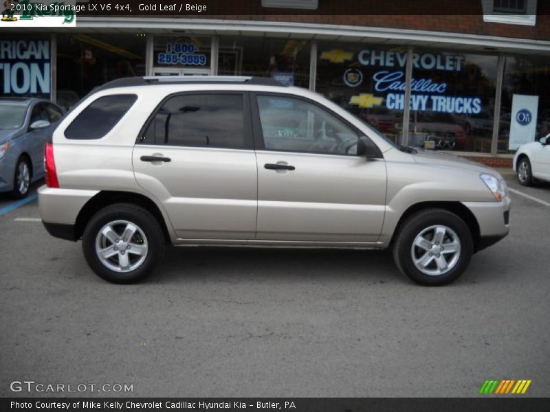 Gold Leaf / Beige 2010 Kia Sportage LX V6 4x4