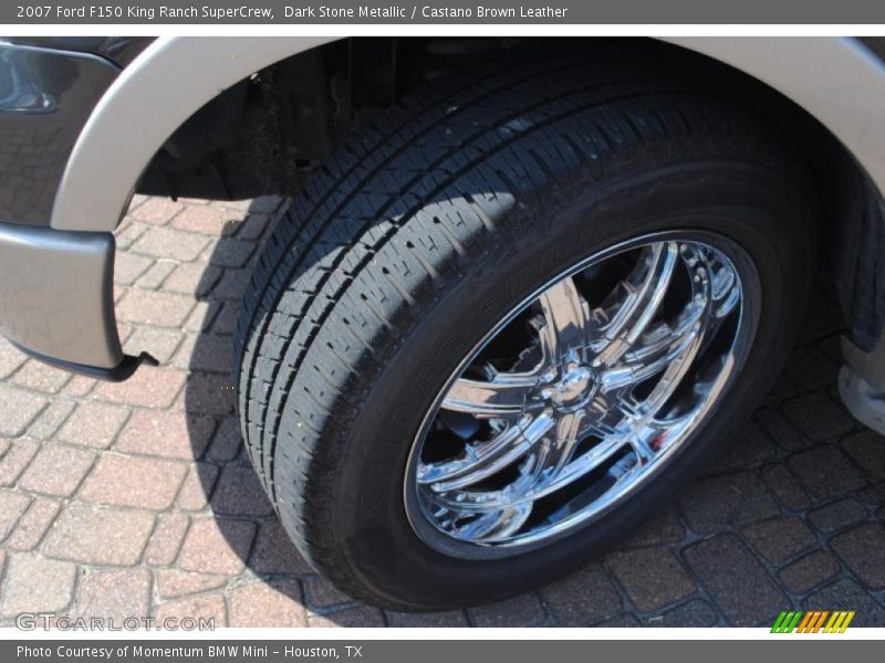 Dark Stone Metallic / Castano Brown Leather 2007 Ford F150 King Ranch SuperCrew