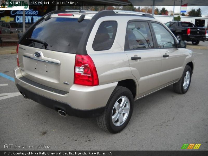 Gold Leaf / Beige 2010 Kia Sportage LX V6 4x4