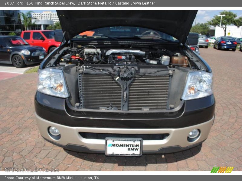 Dark Stone Metallic / Castano Brown Leather 2007 Ford F150 King Ranch SuperCrew