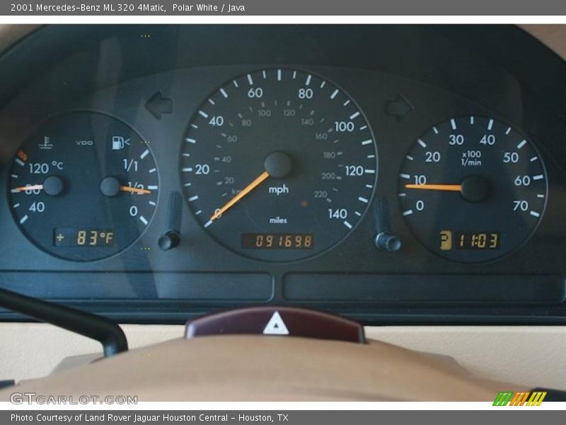  2001 ML 320 4Matic 320 4Matic Gauges