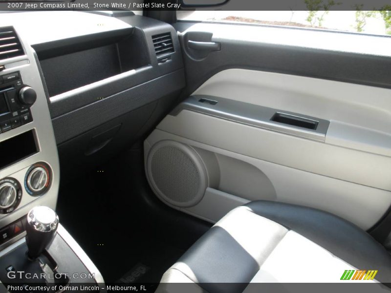 Stone White / Pastel Slate Gray 2007 Jeep Compass Limited