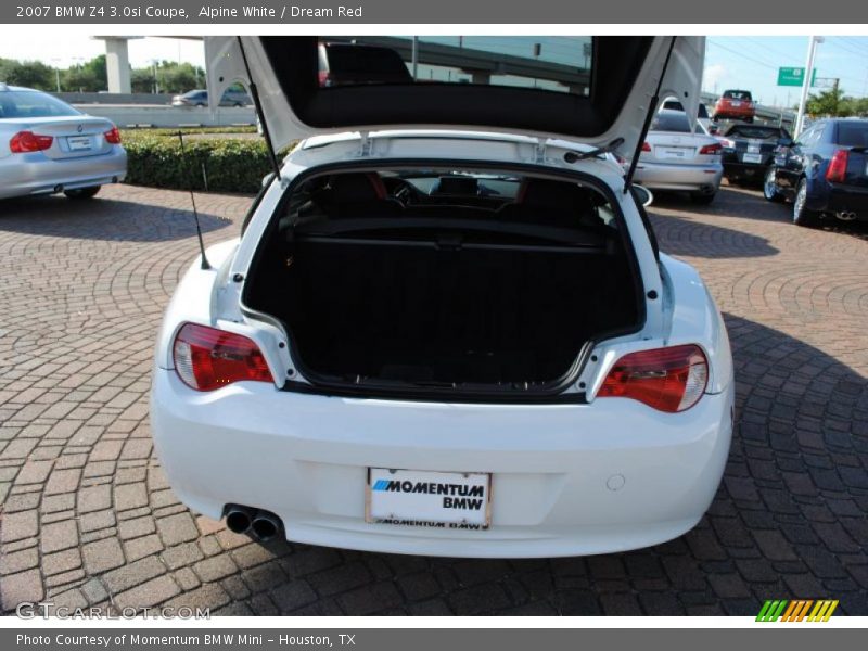  2007 Z4 3.0si Coupe Trunk