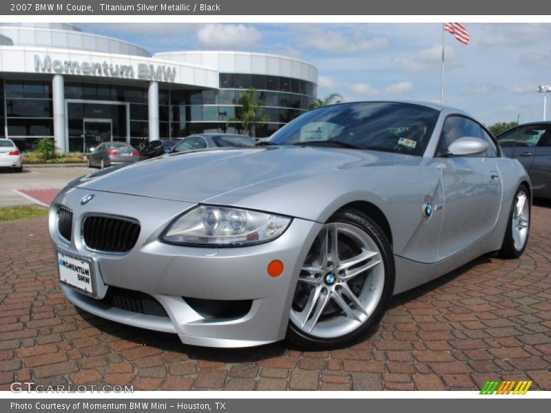 Titanium Silver Metallic / Black 2007 BMW M Coupe